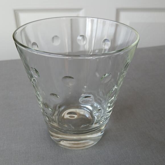 Kromex Polka Dot Glass Jar with Lid 4" strawberry Vintage 50s MCM preserves - Picture 2 of 16